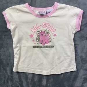 2004 Hasbro Embroidered My Little Pony Girls T-shirt size M RARE!!! Vintage Y2K